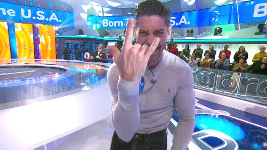 ¡Adrián Lastra es The Boss! Así emula a Bruce Springsteen con ‘Born in the USA’ en La Pista