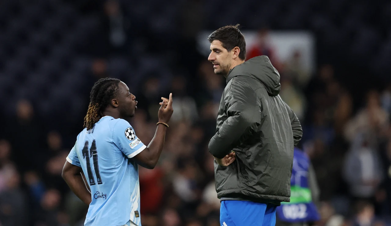 Thibaut Courtois, tras el partido ante el Manchester City en el Etihad Stadium