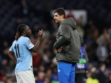 Thibaut Courtois, tras el partido ante el Manchester City en el Etihad Stadium