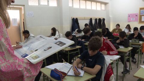 Una hora de lectura y dictado en Salamanca