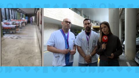 Imagen de los enfermeros del hospital Doctor Negr&iacute;n 