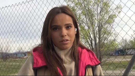 Gloria Camila ante los micrófonos Gloria Camila ante los micrófonos