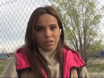 Gloria Camila ante los micrófonos Gloria Camila ante los micrófonos