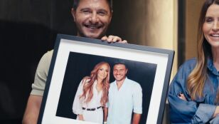 La imagen del encuentro de Joaqu&iacute;n con Jennifer L&oacute;pez