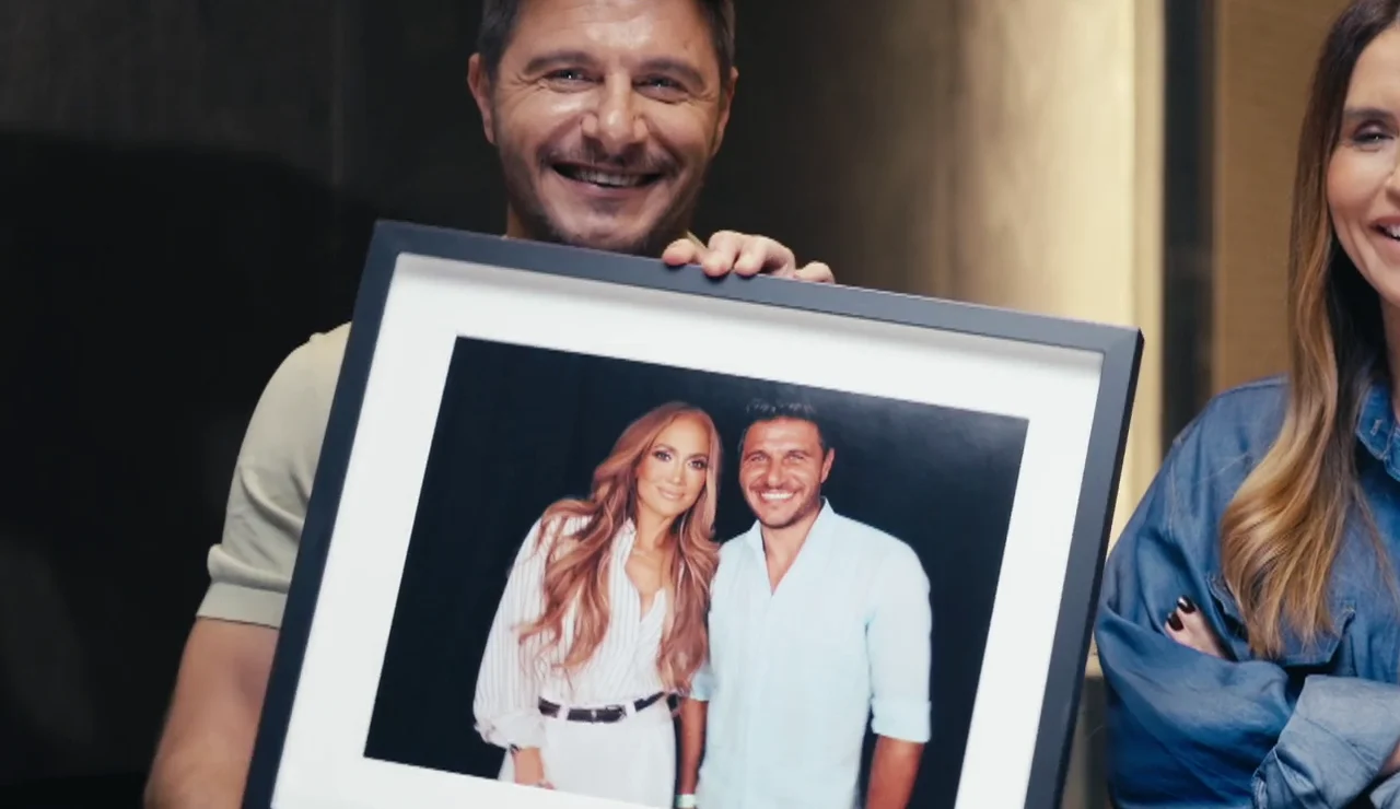 La imagen del encuentro de Joaquín con Jennifer López