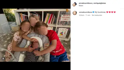 Los hijos de Enrique Iglesias y Anna Kournikova Los hijos de Enrique Iglesias y Anna Kournikova