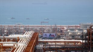 Imagen de archivo del yacimiento de gas de South Pars, en Ir&aacute;n