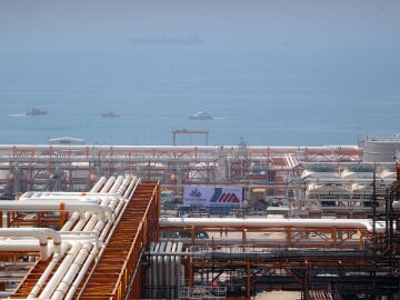 Imagen de archivo del yacimiento de gas de South Pars, en Ir&aacute;n