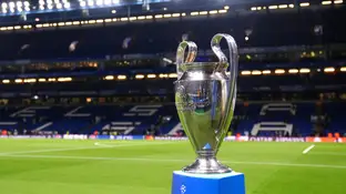 El trofeo de la Champions League El trofeo de la Champions League
