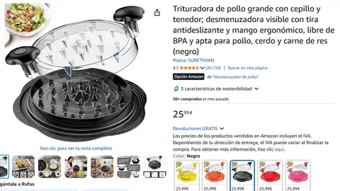 Desmenuzador de pollo de Amazon Desmenuzador de pollo de Amazon