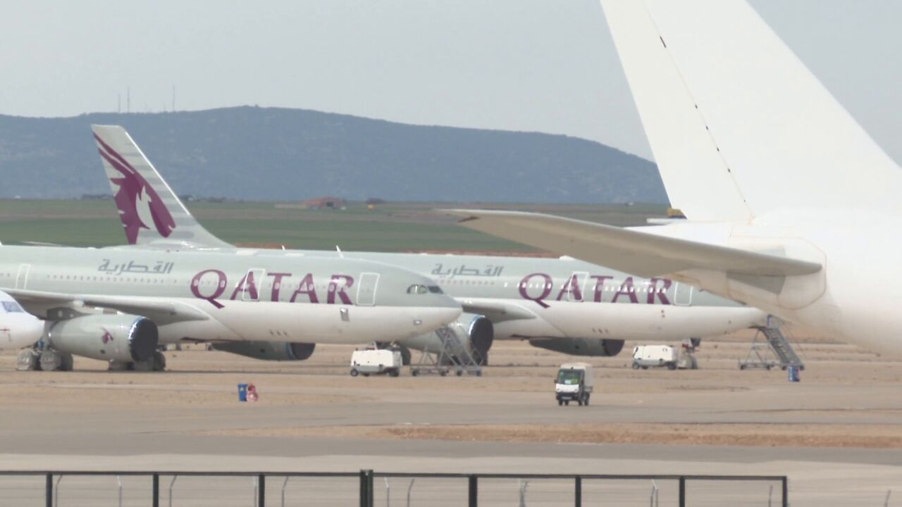 Por qué los aviones de Medio Oriente buscan refugio en Teruel