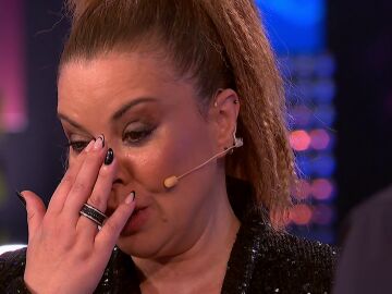 Las l&aacute;grimas de Mar&iacute;a Jos&eacute; Campanario tras el gesto de Eva Soriano