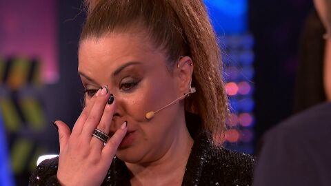 Las l&aacute;grimas de Mar&iacute;a Jos&eacute; Campanario tras el gesto de Eva Soriano