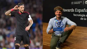 Carlos Pelayo, CEO y cofundador de Proteckthor, con el premio eAwards España 2025 Carlos Pelayo, CEO y cofundador de Proteckthor, con el premio eAwards España 2025