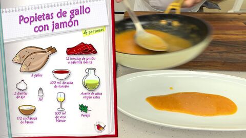 Ingredientes Popietas de gallo