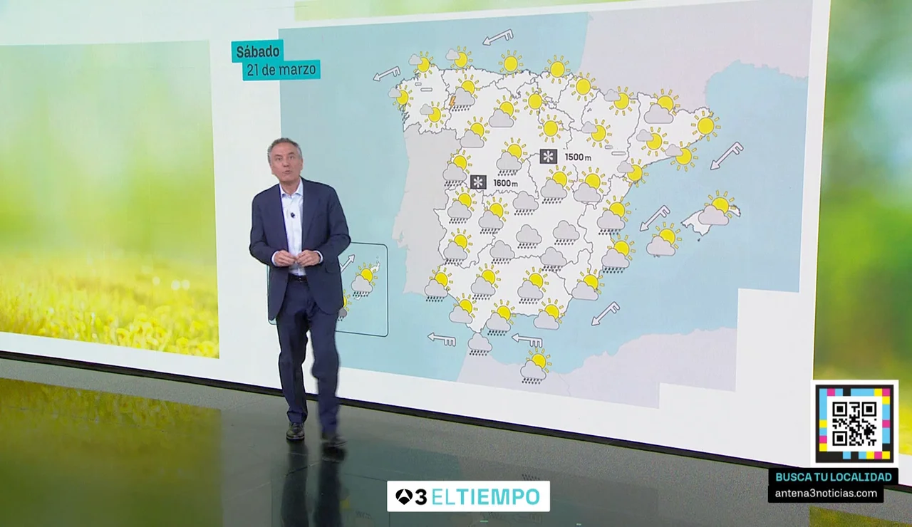 La previsión del sábado 21 de marzo