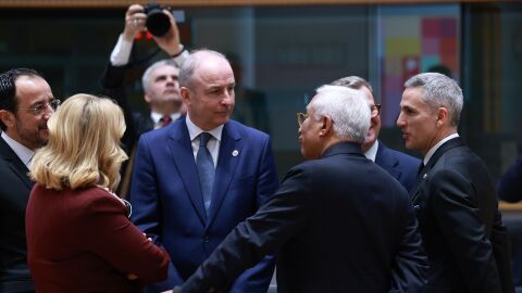 L&iacute;deres de la UE en el Consejo Europeo