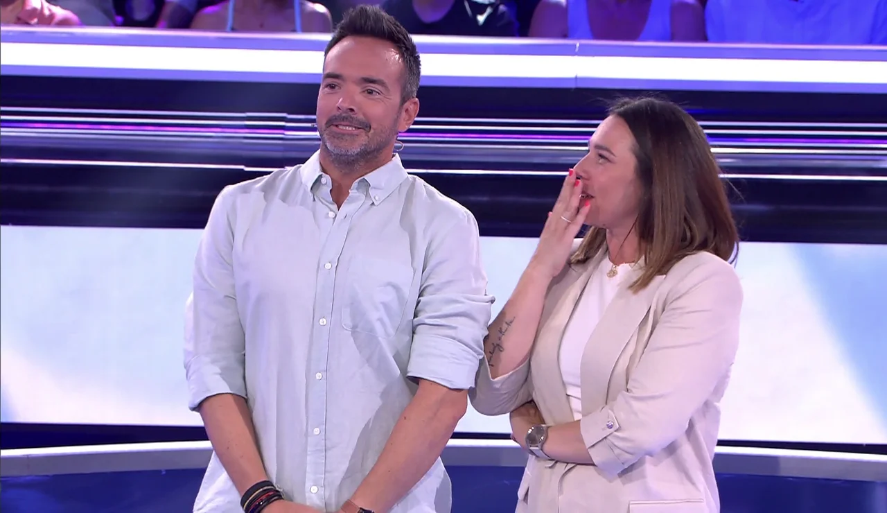 Jose y Celi, concursantes de Atrapa un millón