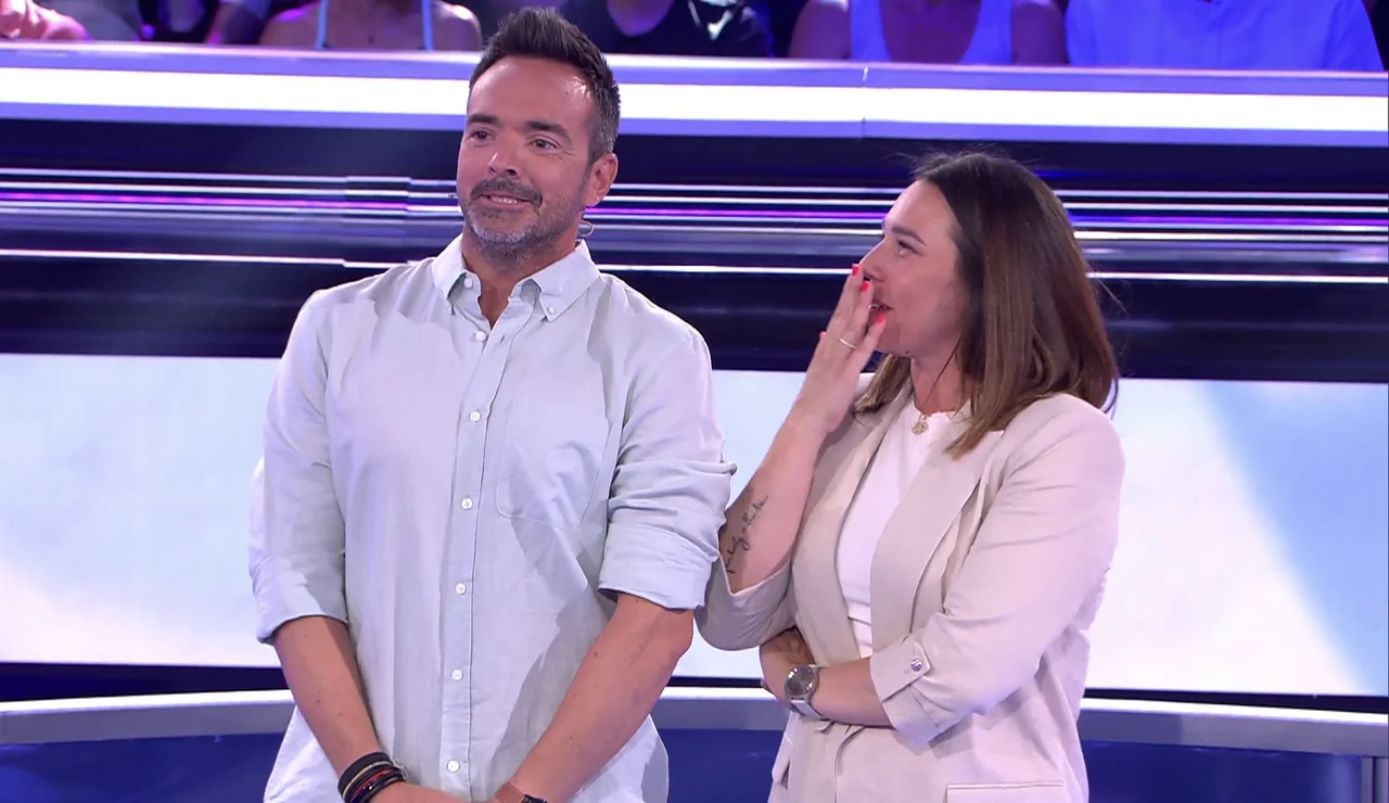 Jose y Celi, concursantes de Atrapa un millón