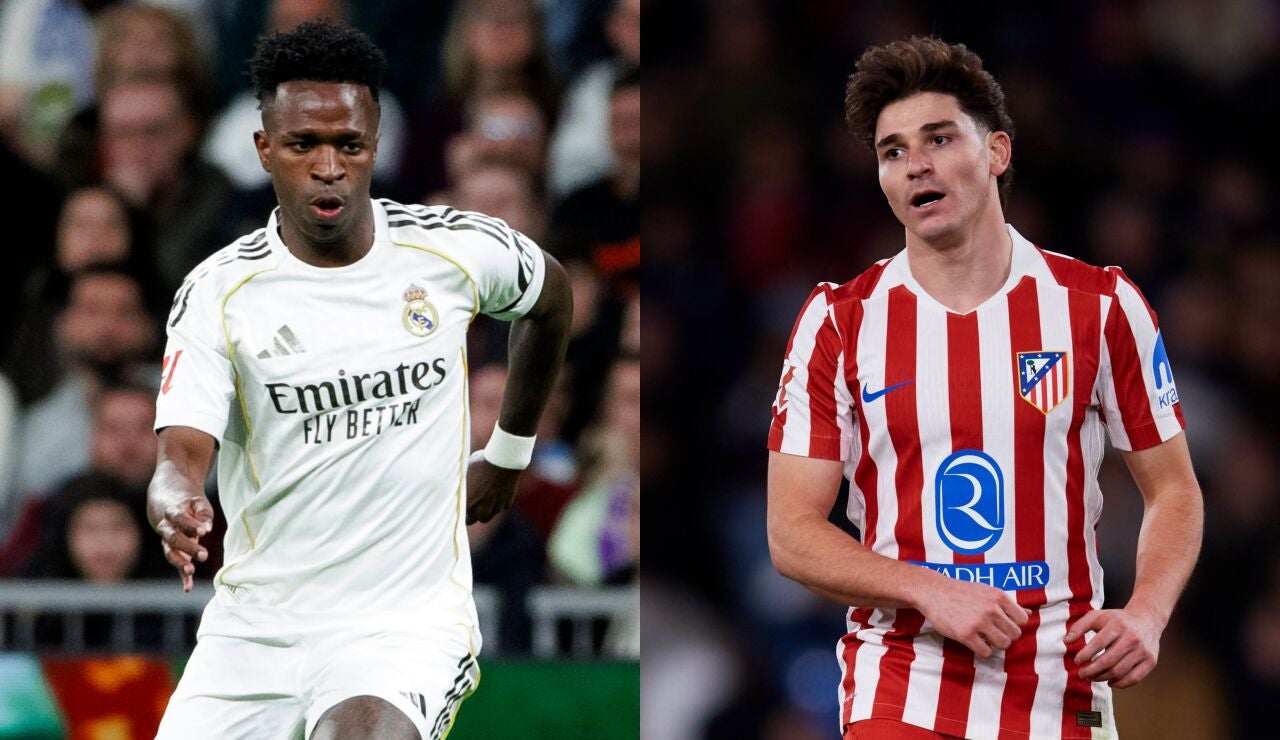 Vinicius y Juli&aacute;n &Aacute;lvarez