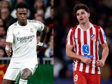 Vinicius y Juli&aacute;n &Aacute;lvarez