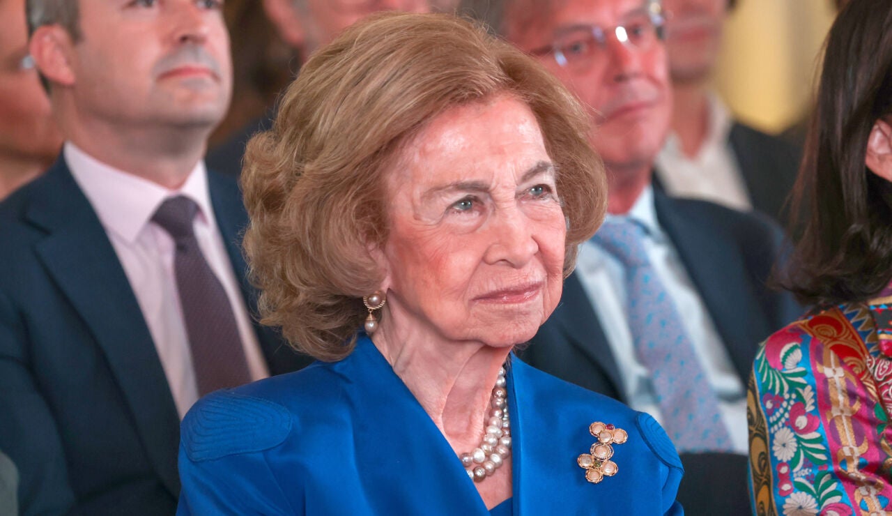 La reina Sof&iacute;a en su visita a Miami