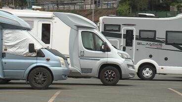 Imagen de archivo de autocaravanas.