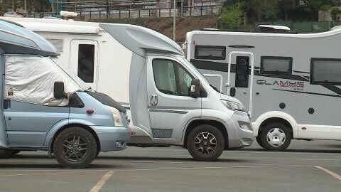 Imagen de archivo de autocaravanas.