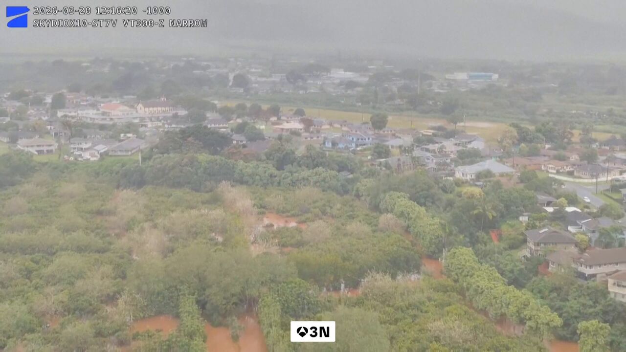 5.500 personas evacuadas por las peores inundaciones en más de 20 años en Hawaii