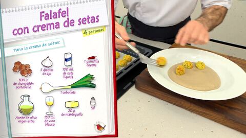 Ingredientes para la crema de setas