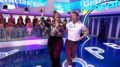 El festivo homenaje de Adrián Lastra y Llum Barrera a Lina Morgan en Pasapalabra dando ‘Gracias por venir’ El festivo homenaje de Adrián Lastra y Llum Barrera a Lina Morgan en Pasapalabra dando ‘Gracias por venir’