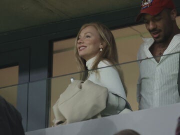 Ester Exp&oacute;sito en un palco del Bernab&eacute;u, dispara a&uacute;n mas los rumores de romance con Mbapp&eacute;