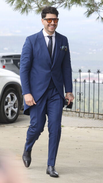 Diego Matamoros en la boda de Irene Matamoros