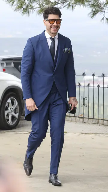 Diego Matamoros en la boda de Irene Matamoros Diego Matamoros en la boda de Irene Matamoros