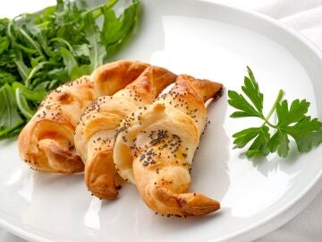 Mini cruasanes de salm&oacute;n y queso, de Argui&ntilde;ano: "Os animo a hacer esta receta porque es flipante"