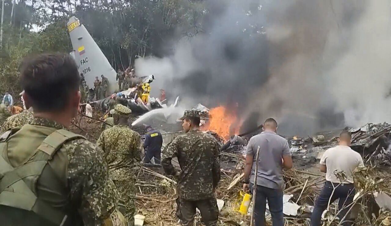 Accidente a&eacute;reo en Colombia