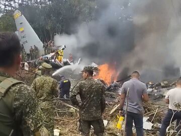 Accidente a&eacute;reo en Colombia