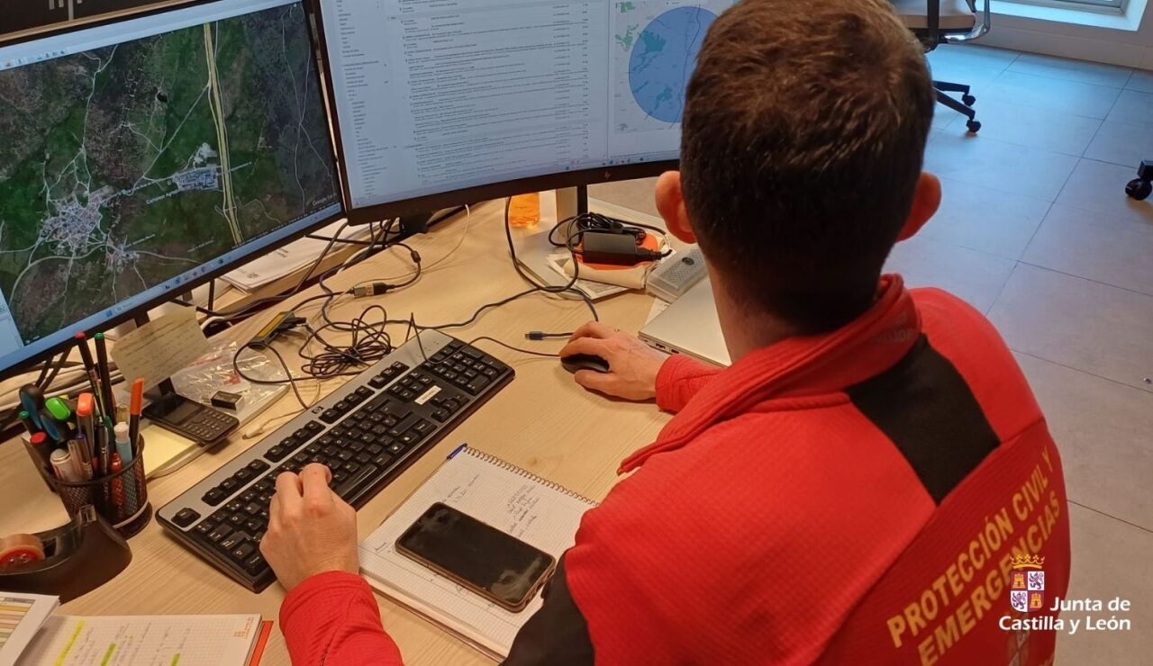 Una fuga de gas en Fuentes de B&eacute;jar (Salamanca)