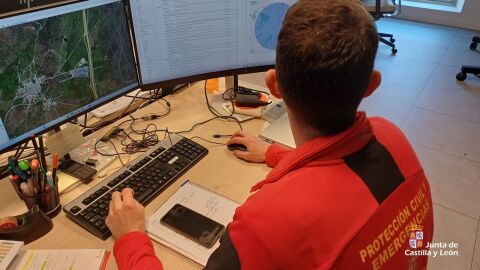 Una fuga de gas en Fuentes de B&eacute;jar (Salamanca)