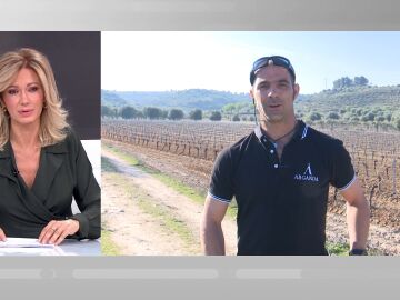 Imagen de Susanna Griso y agricultor de Arganda 