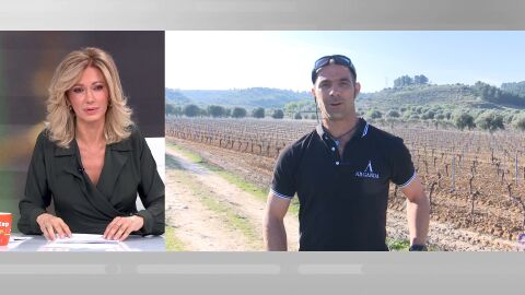 Imagen de Susanna Griso y agricultor de Arganda 