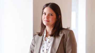 Isabelle Junot en la presentaci&oacute;n de su colecci&oacute;n con Minicoton