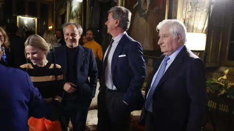 Hermanos Alba, en el Palacio de Liria en Madrid Hermanos Alba, en el Palacio de Liria en Madrid