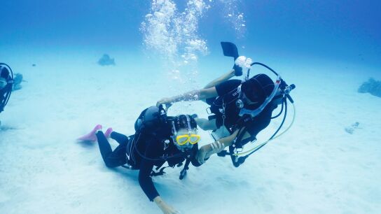 La inolvidable experiencia del buceo de los S&aacute;nchez Saborido