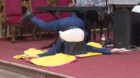 El 'numerito' de Ortega Cano El 'numerito' de Ortega Cano