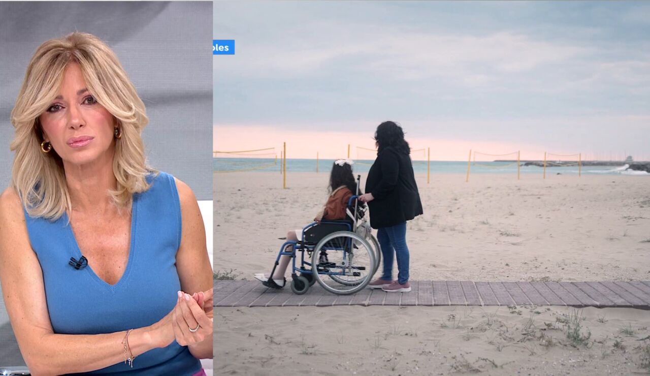 Imagen de Noelia y su madre 