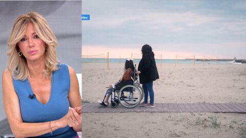 Imagen de Noelia y su madre 