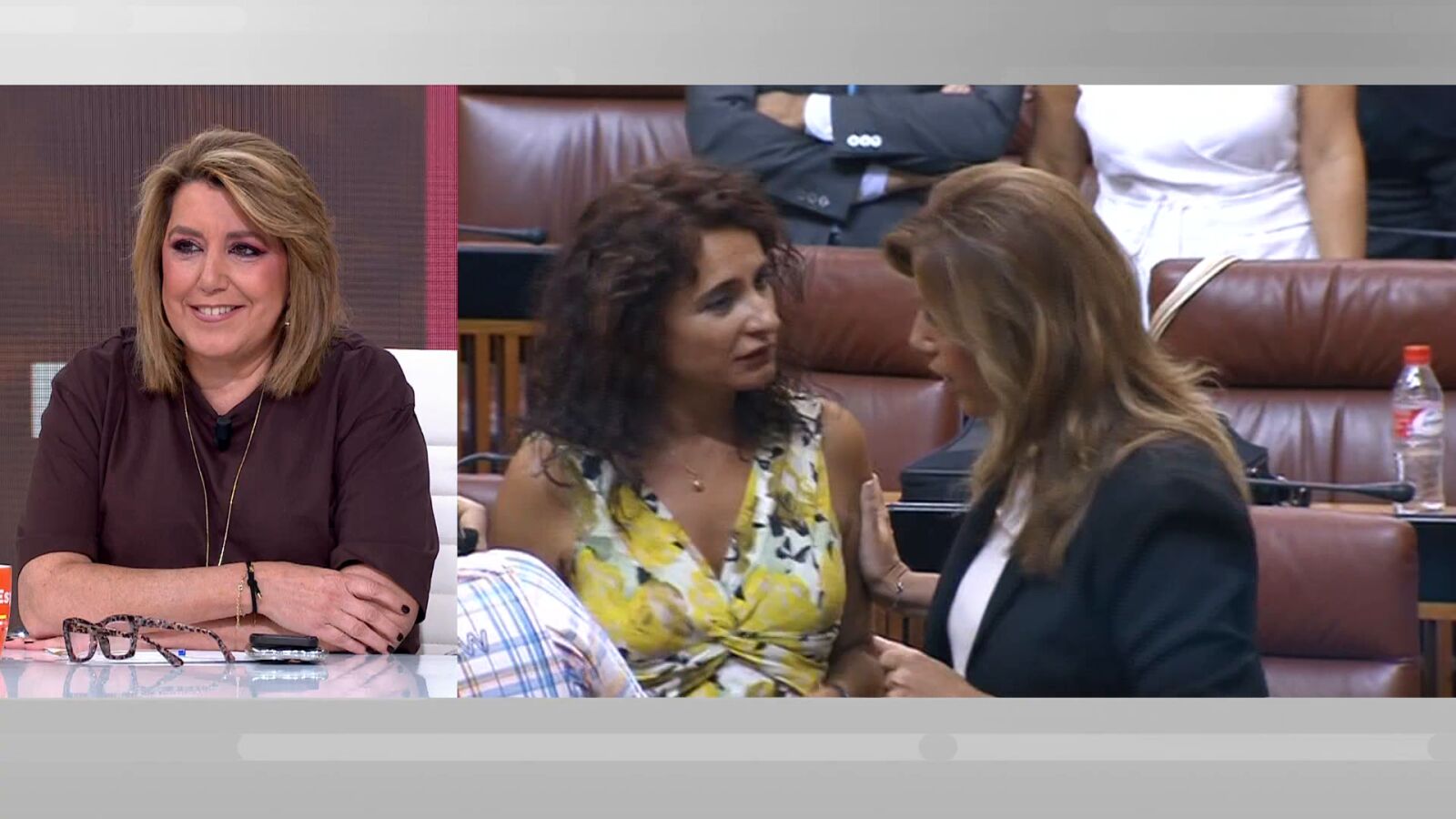 Susana Díaz anima a Montero para las elecciones andaluzas: 