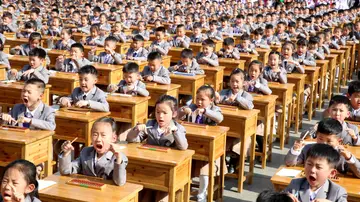 Imagen de archivo de estudiantes chinos. Imagen de archivo de estudiantes chinos.