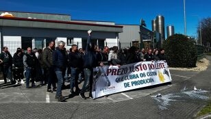 Protesta ganaderos de Lugo
